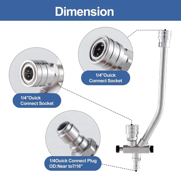Foam Cannon Dual Connector Accessory