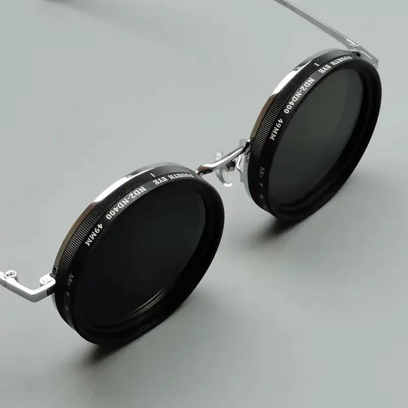 Stylish Adjustable Polarized Sunglasses with ND Filter – Handcrafted Retro Design for Men & Women.