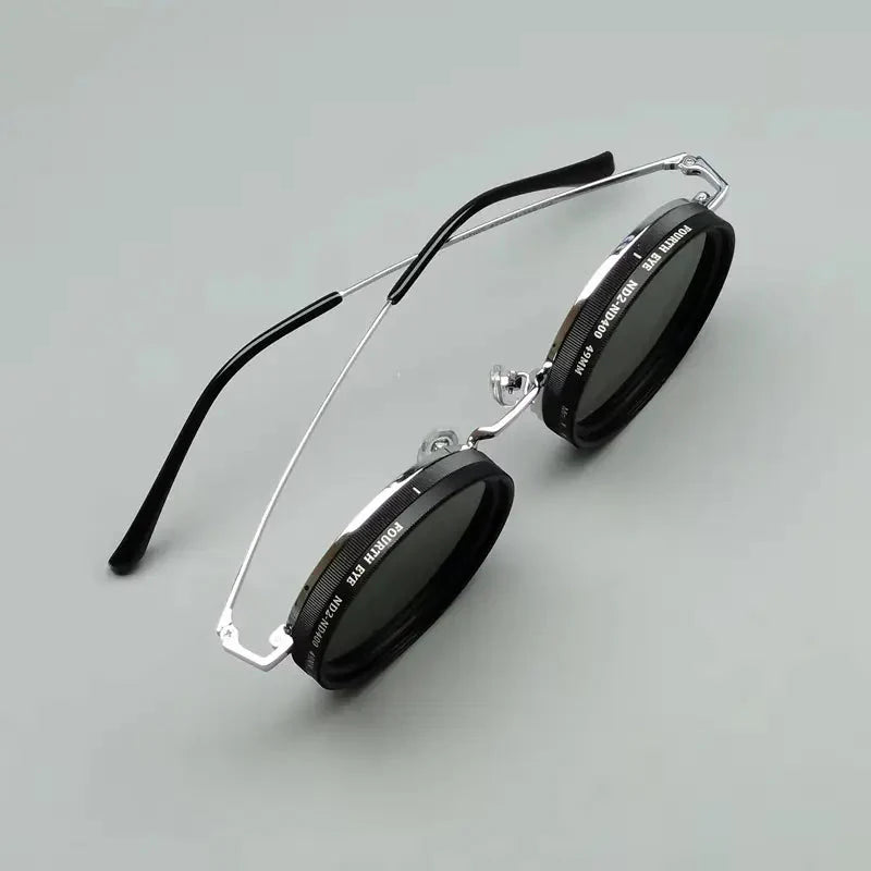Stylish Adjustable Polarized Sunglasses with ND Filter – Handcrafted Retro Design for Men & Women.