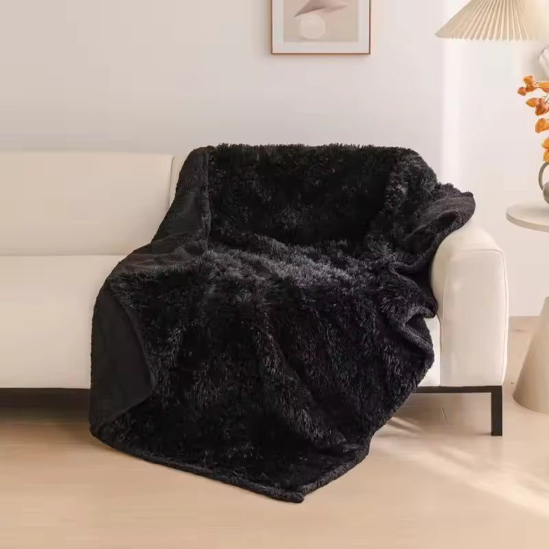 Midnight Comfort Waterproof Black Throw