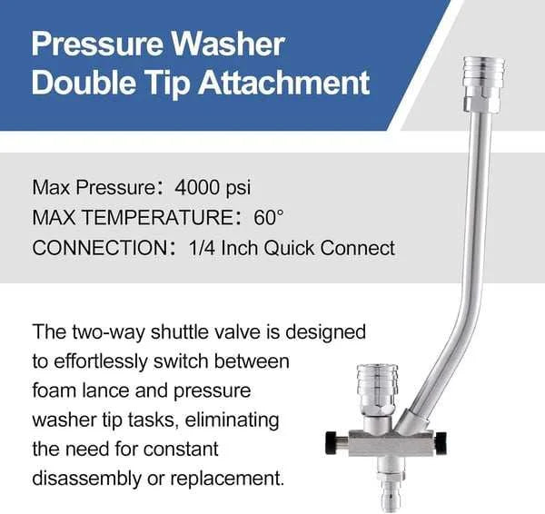 Foam Cannon Dual Connector Accessory