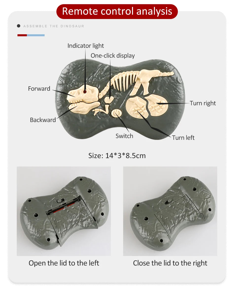 2024 Upgraded Remote Control Dinosaurs