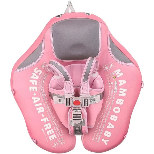 Smart Swim Trainer, Baby Pool Float With Canopy and Solid Swimming Waist Ring
