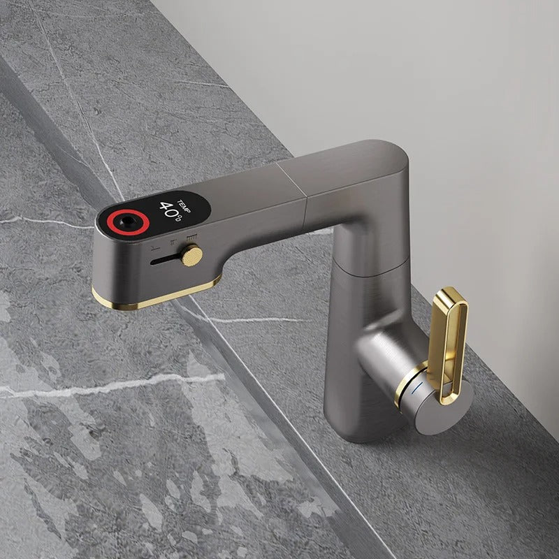 3-Speed Digital Display Faucet – Hot & Cold Lift Design