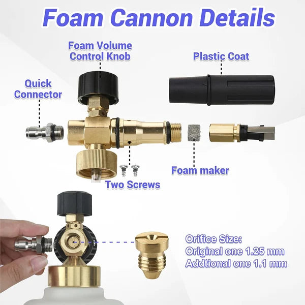 Foam Cannon Dual Connector Accessory