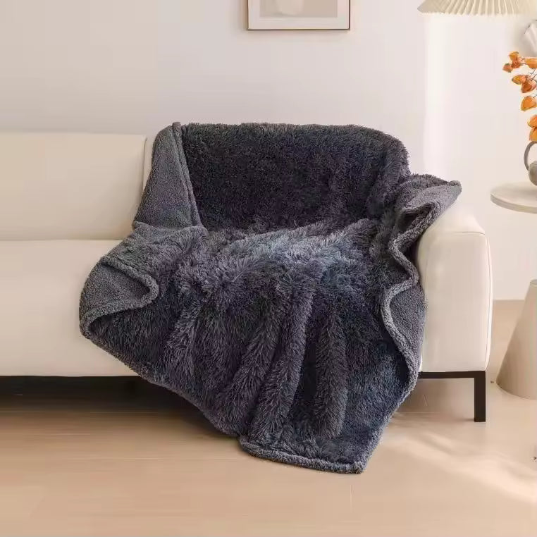 Midnight Comfort Waterproof Black Throw