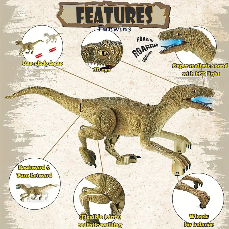 2024 Upgraded Remote Control Dinosaurs