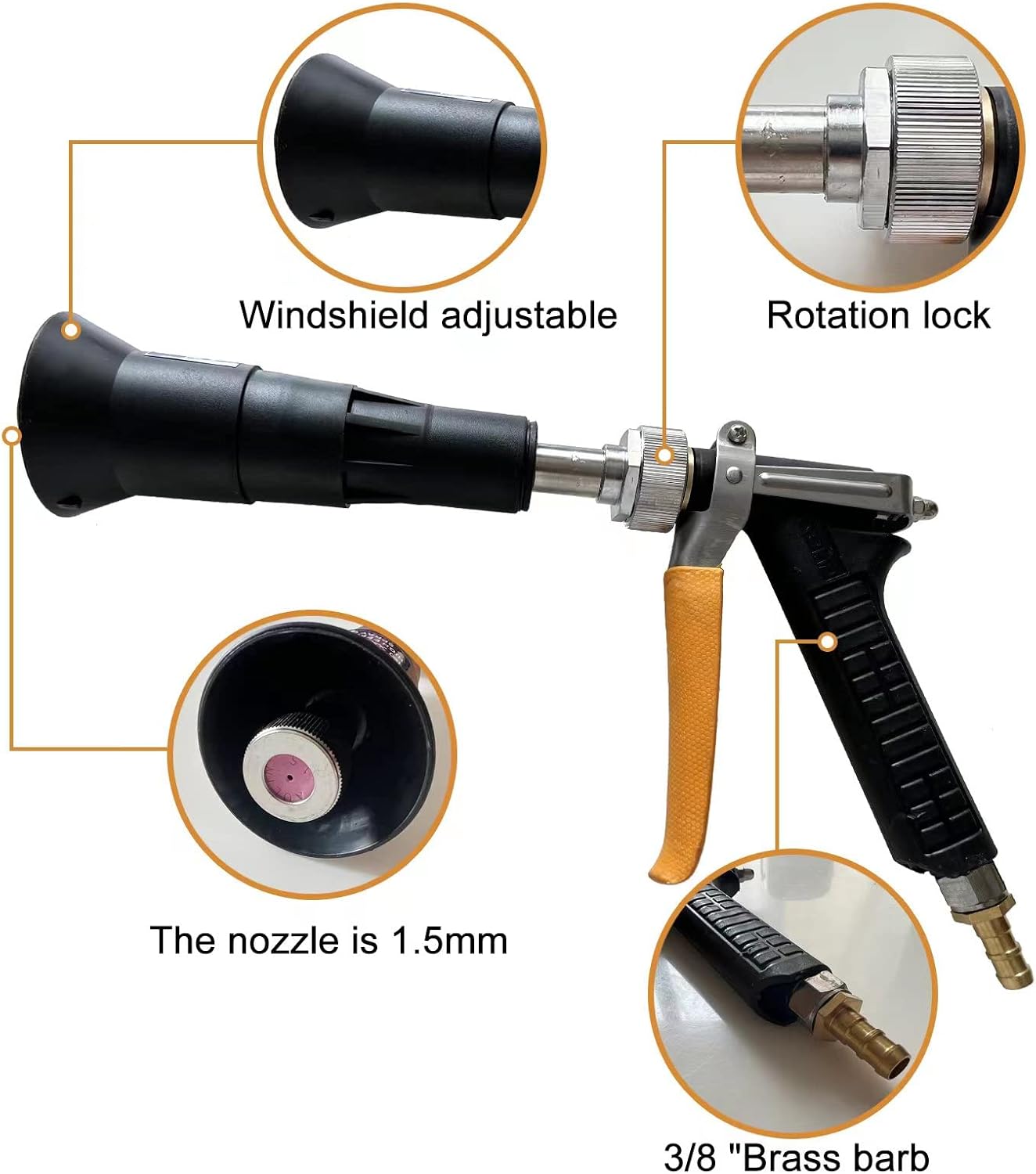 High-Pressure Agricultural Spray Gun – Portable Atomizing Sprayer for Pesticides & Plant Watering