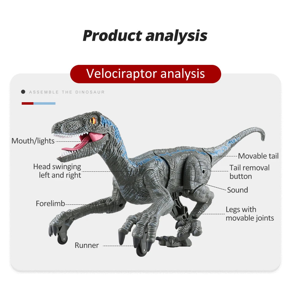 2024 Upgraded Remote Control Dinosaurs