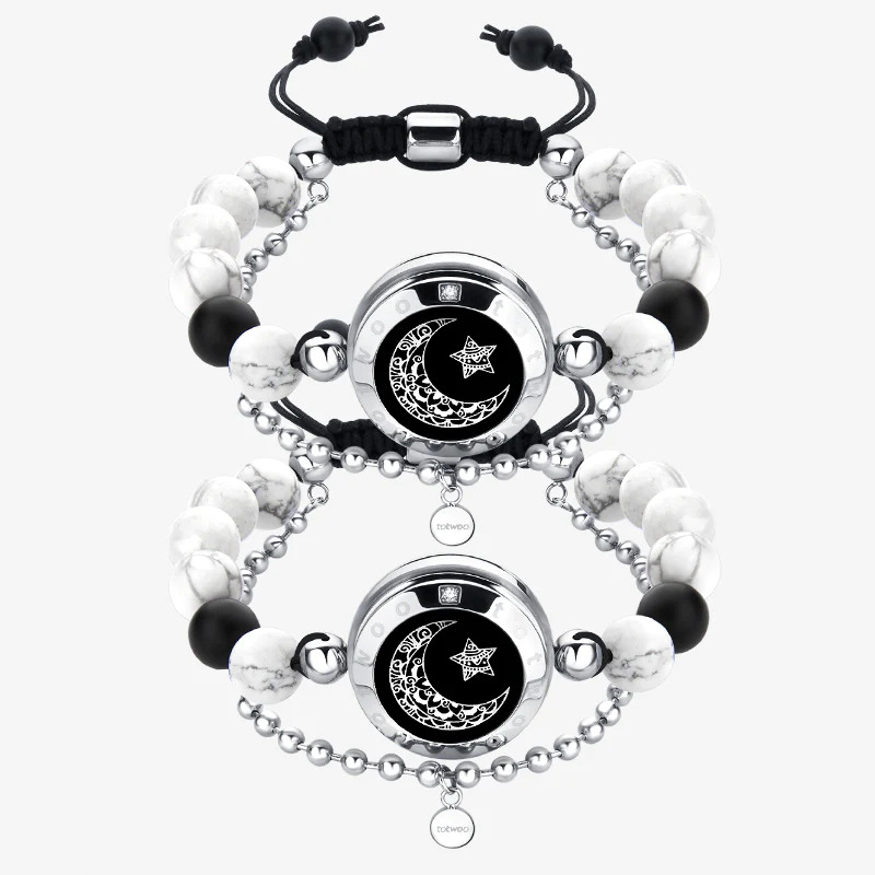 Totwoo Smart Bracelets Long Distance Love for Couples with Vibration & Lights