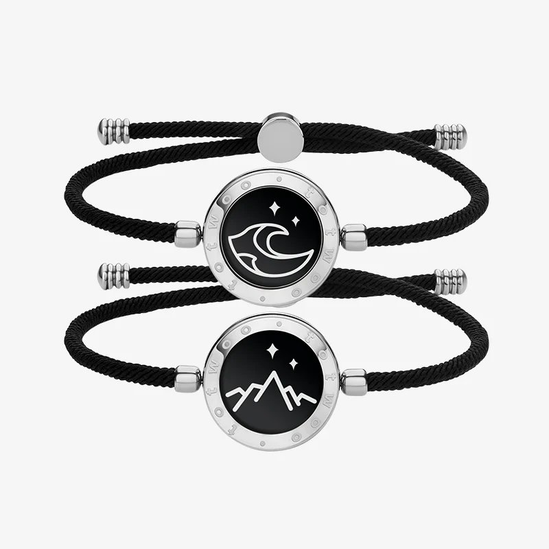 Totwoo Smart Bracelets Long Distance Love for Couples with Vibration & Lights