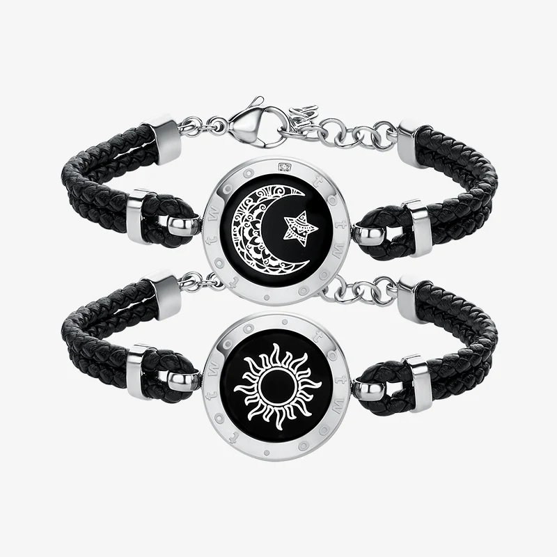 Totwoo Smart Bracelets Long Distance Love for Couples with Vibration & Lights