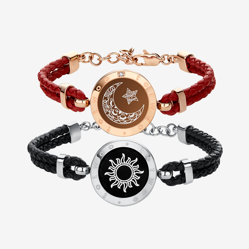 Totwoo Smart Bracelets Long Distance Love for Couples with Vibration & Lights