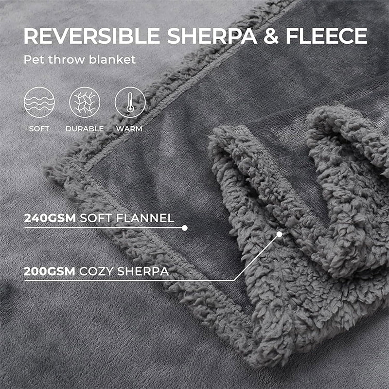 Midnight Comfort Waterproof Black Throw