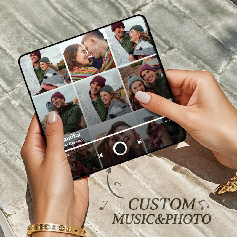 Customized Music Fridge Magnet Personalized Photo Fridge Magnet Can Play Songs and Adjust Volume