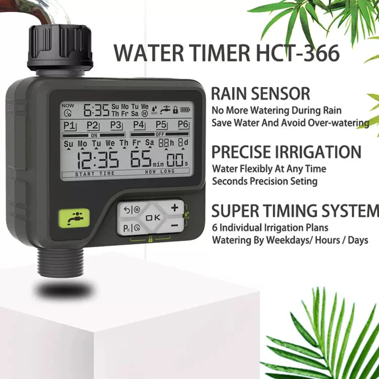 6 Independent Irrigation Programs for Garden Watering