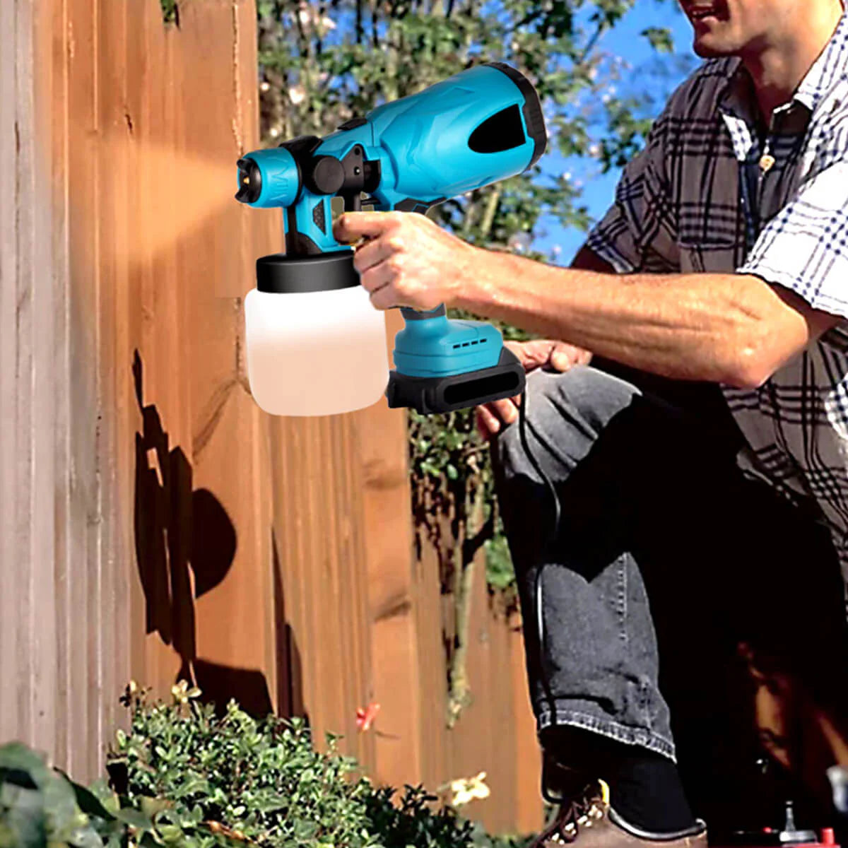 High-pressure Cordless Paint Sprayer with Battery