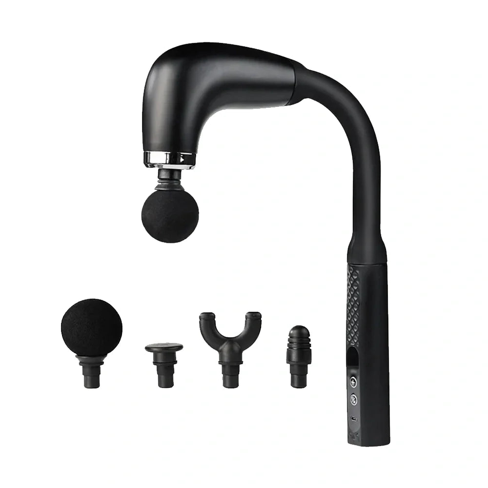 Massage Gun with Upgraded Extension Handle, Back Massager for Pain Relief Deep Tissue