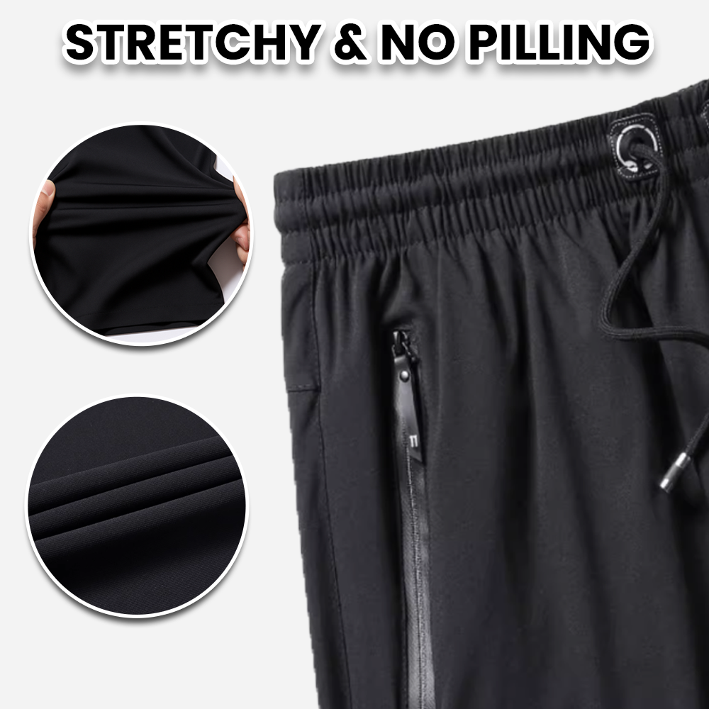 CoolFlex Men’s Ice Silk Shorts – Ultra Light, Stretch Fit, All-Day Comfort