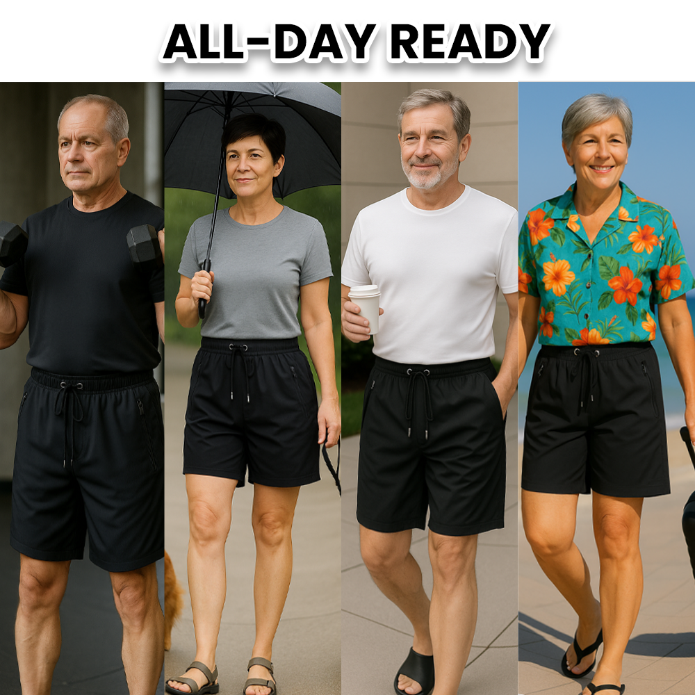 CoolFlex Unisex Ice Silk Shorts – Ultra Light, Stretch Fit, All-Day Comfort