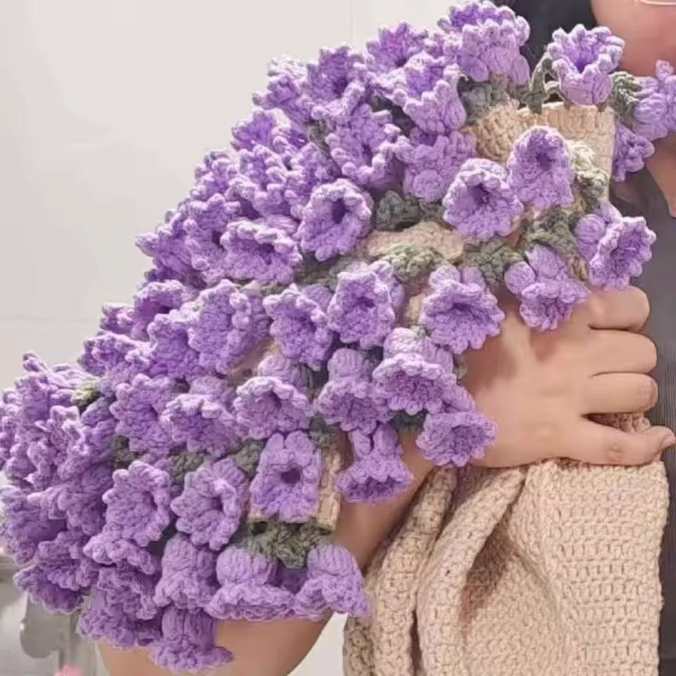 Handmade Crochet Rose Bouquet Handmade Floral Gift That Lasts Forever