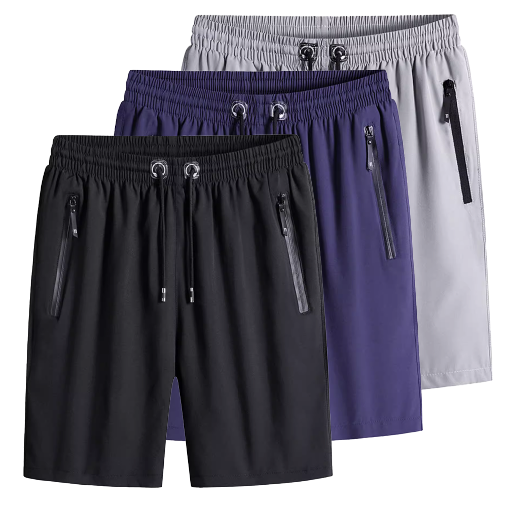 CoolFlex Men’s Ice Silk Shorts – Ultra Light, Stretch Fit, All-Day Comfort