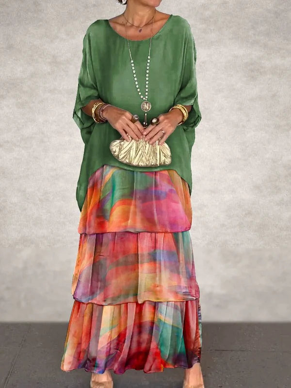 ARTISTIC STYLE LOOSE DRESS