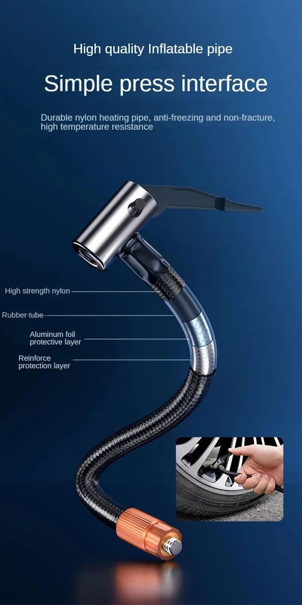 Portable Tyre Inflator & Rechargeable Pocket Air Pump