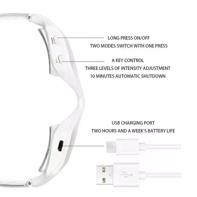 Cilious Red Light Therapy Glasses