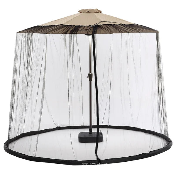 7.5-10 FT Patio Umbrella Mosquito Net, Gift For Camping Lovers