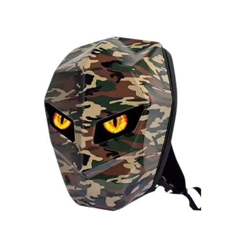 LED Motorcycle Helmet Backpack
