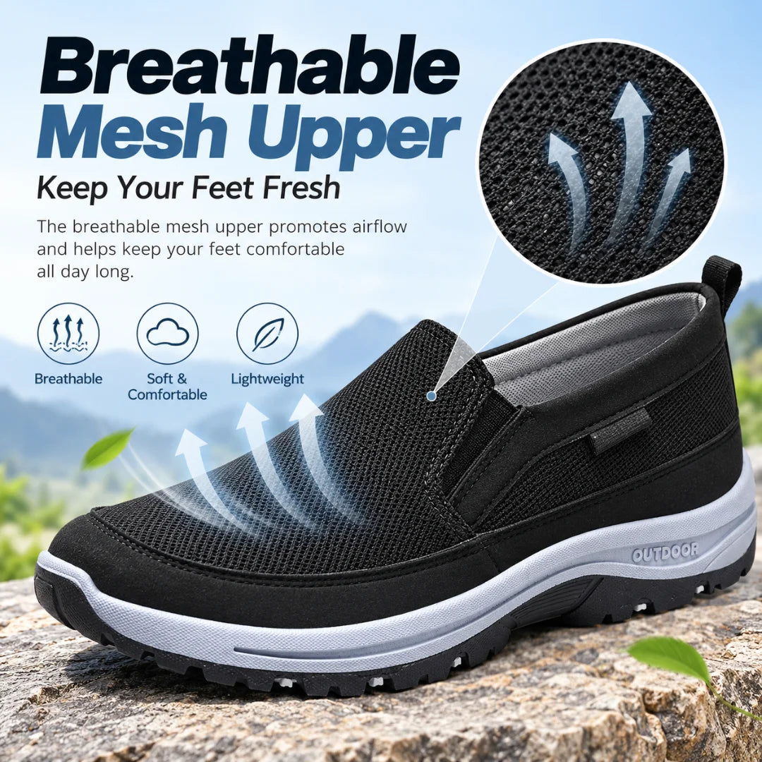Men's Breathable Slip-On Walking Shoes | Lightweight Everyday Sneakers