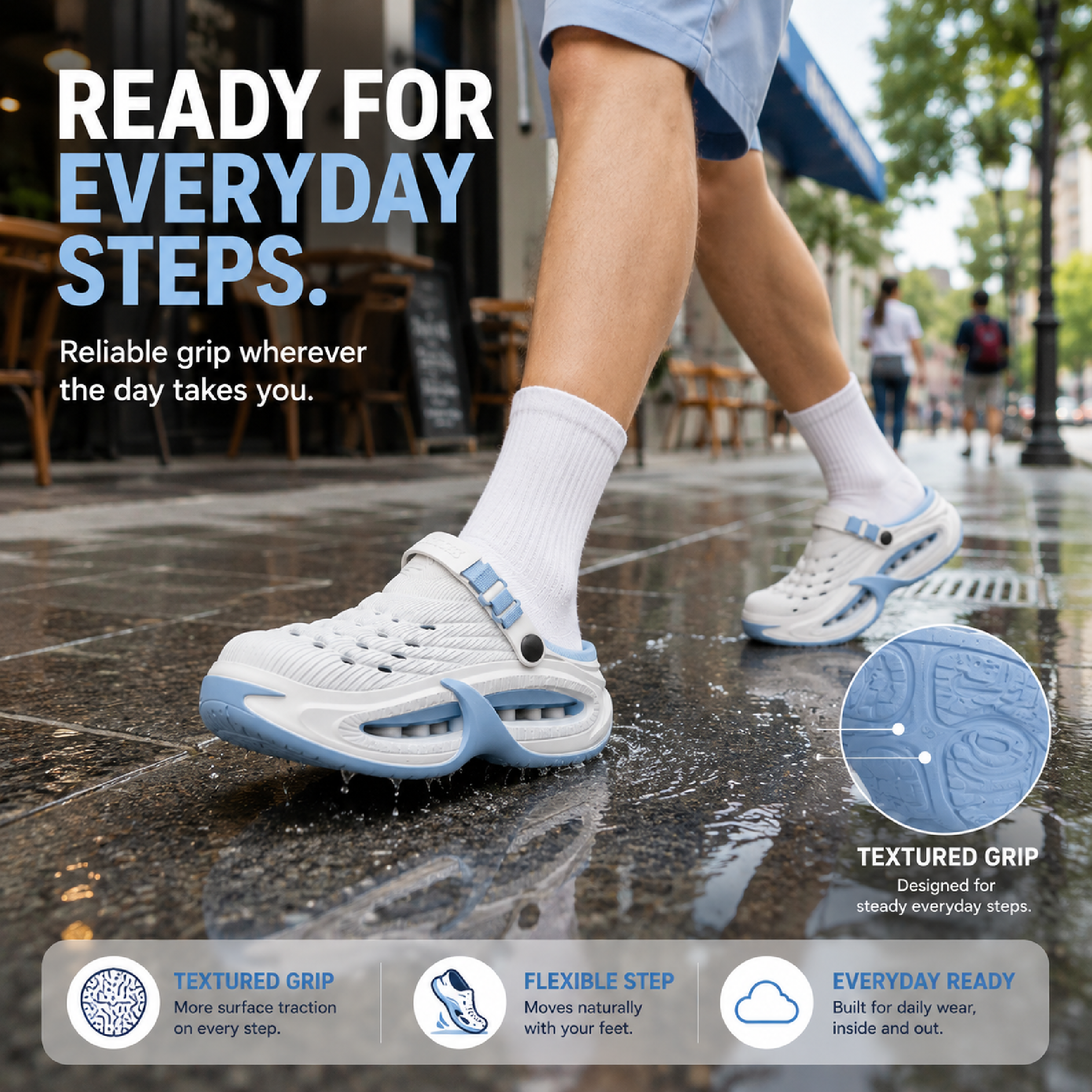 Cilious AirFlow™ Air-Cushion Clogs