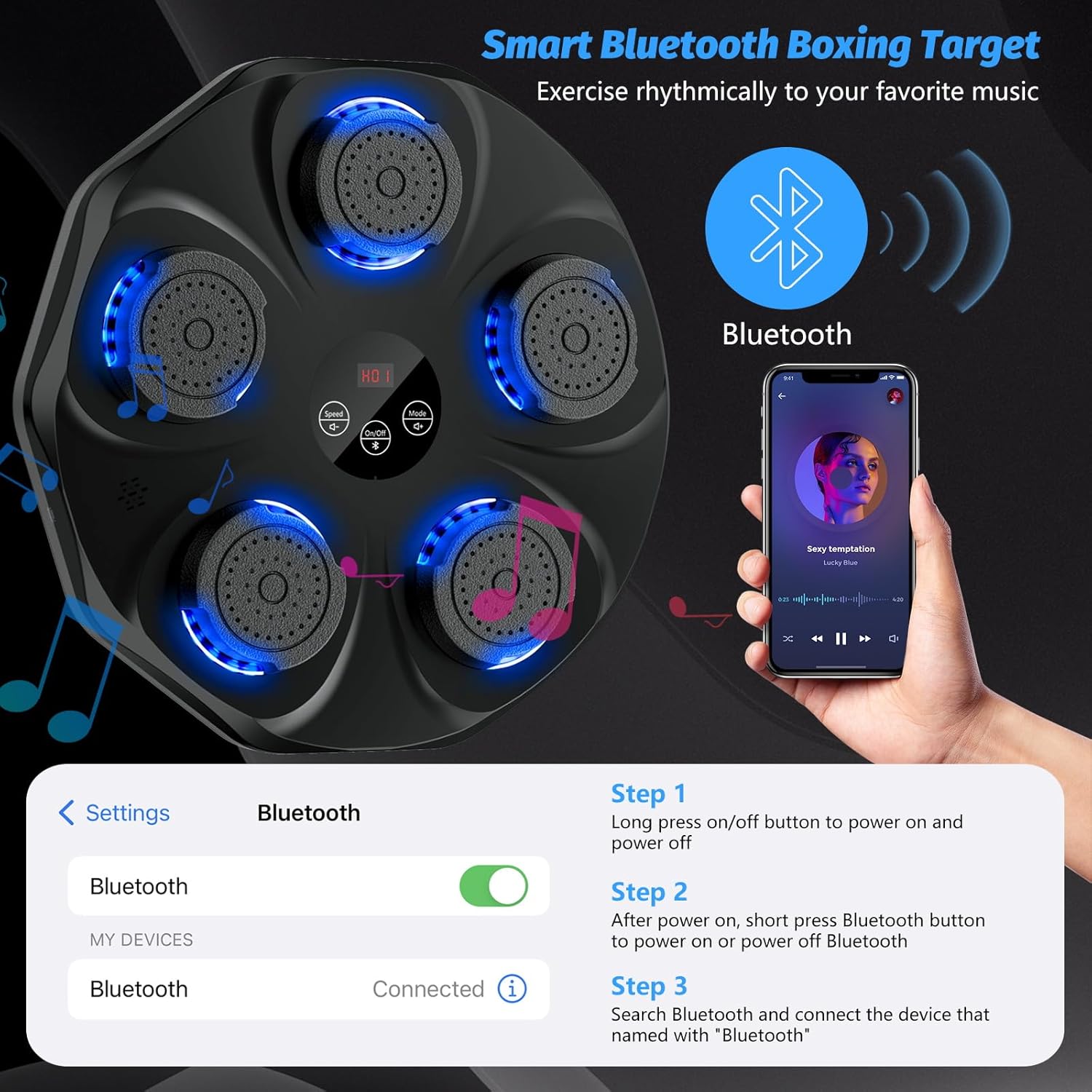 Music Boxing Machine by Cilious™  - The Ultimate Rhythm Punch