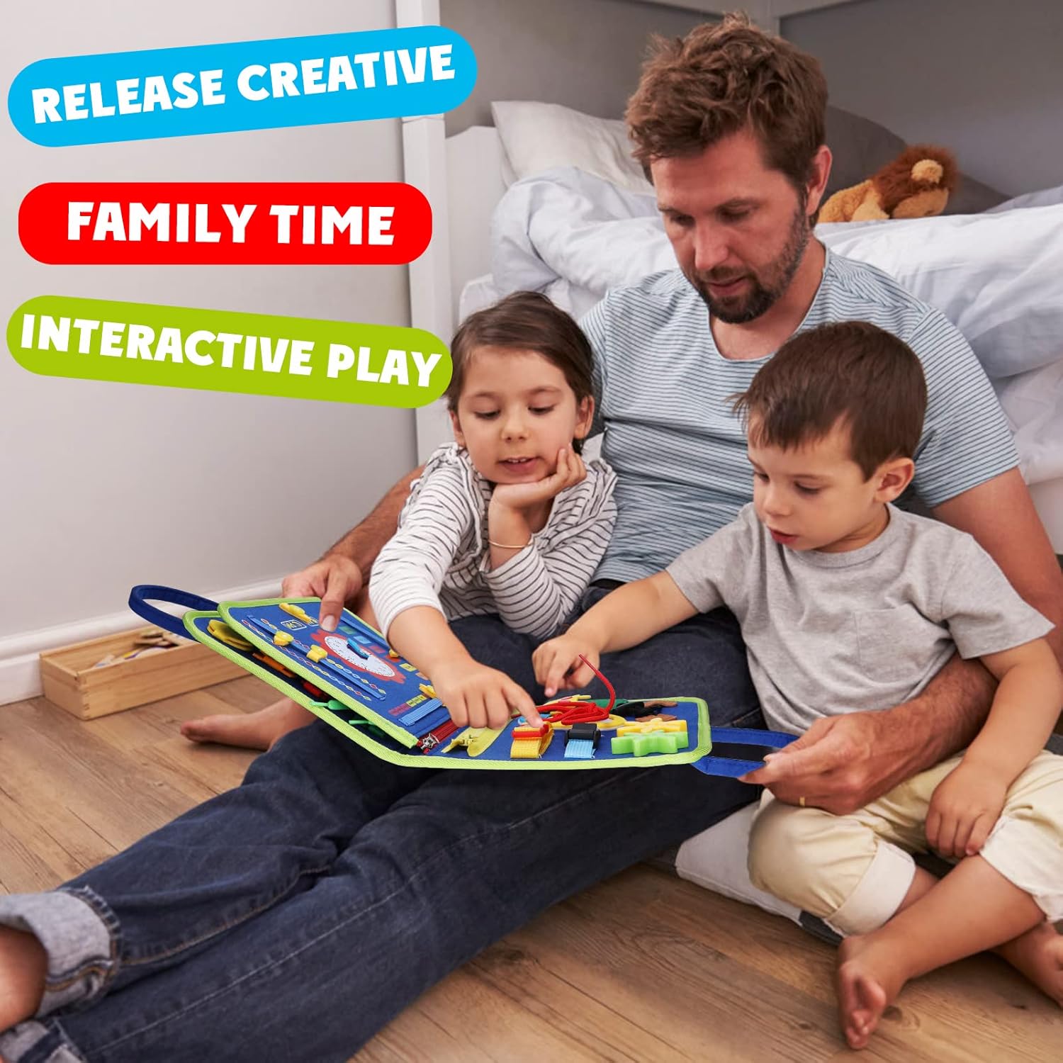 Cilious™ Montessori Busy Board - Sensory-Rich, Skill-Building Educational Toy