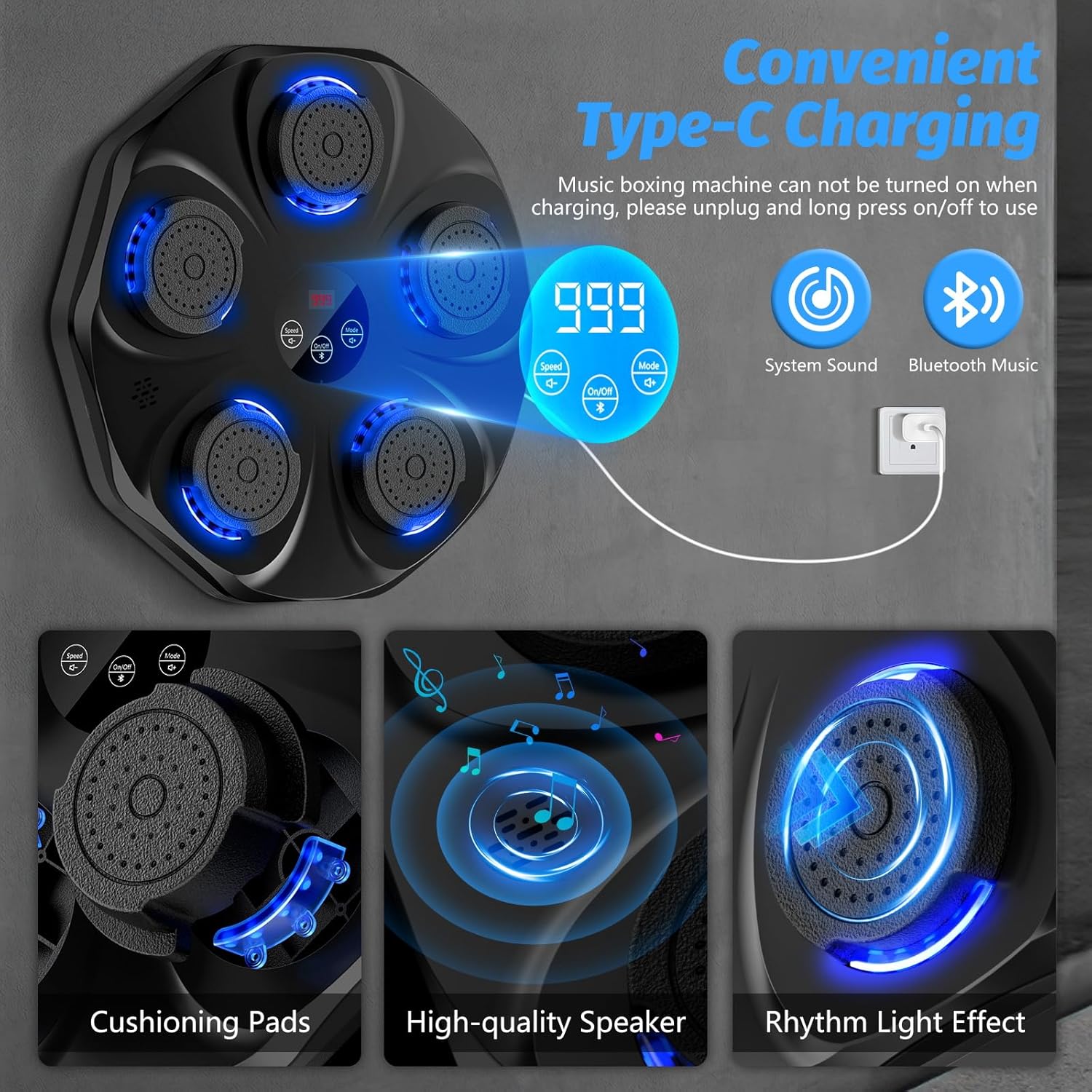 Music Boxing Machine by Cilious™  - The Ultimate Rhythm Punch