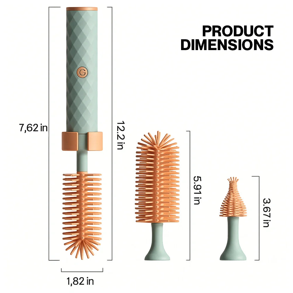Rechargeable Electric Baby Bottle Brush Set