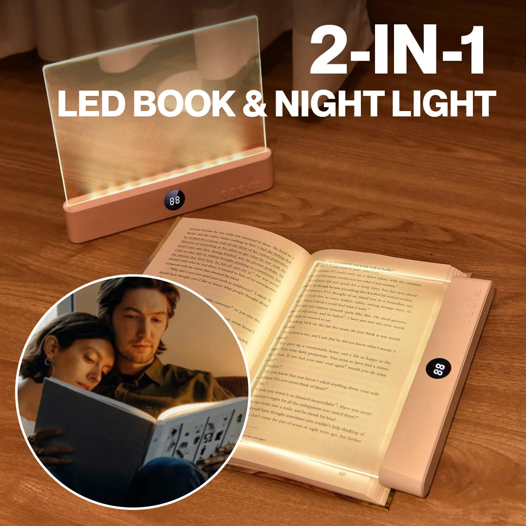 2 in 1 Smart Book Light - The Perfect Gift for Book Lovers