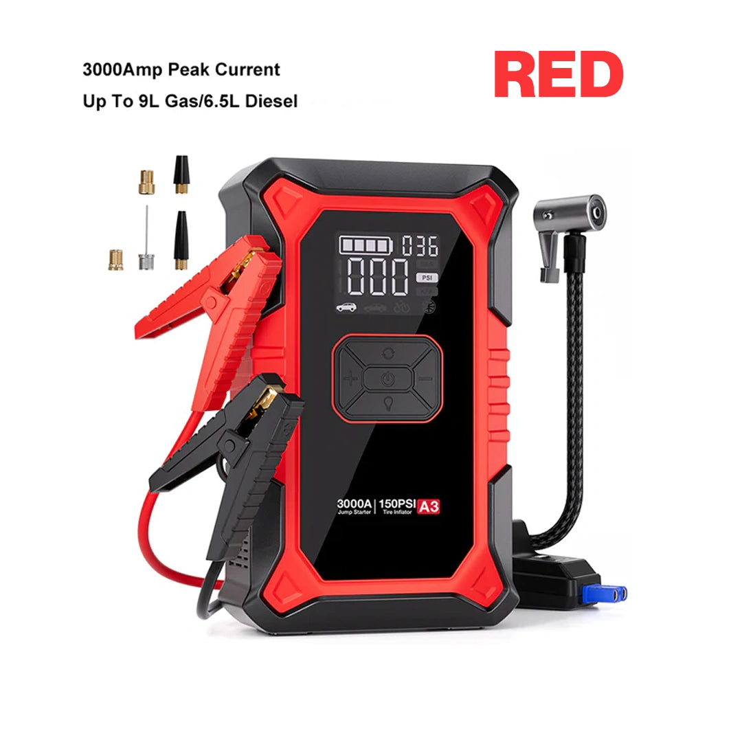 All-in-one Jump Starter with Air Compressor