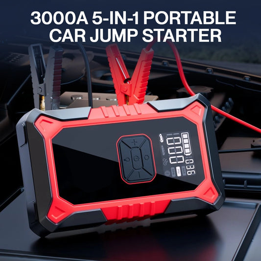 All-in-one Jump Starter with Air Compressor