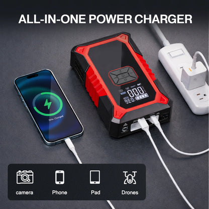 All-in-one Jump Starter with Air Compressor