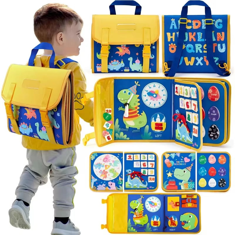 Cilious™ Montessori Busy Board - Sensory-Rich, Skill-Building Educational Toy