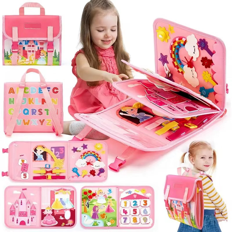 Cilious™ Montessori Busy Board - Sensory-Rich, Skill-Building Educational Toy