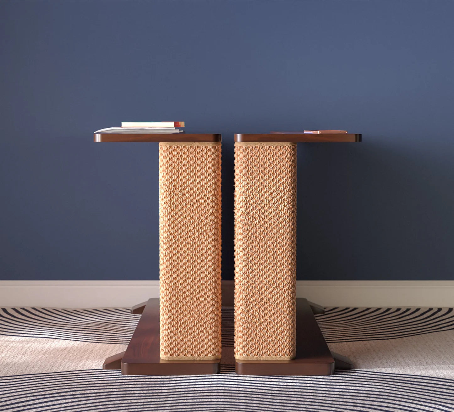Smart Corner End Table – Sofa Saver, Cat Scratch Station & Stylish Decor