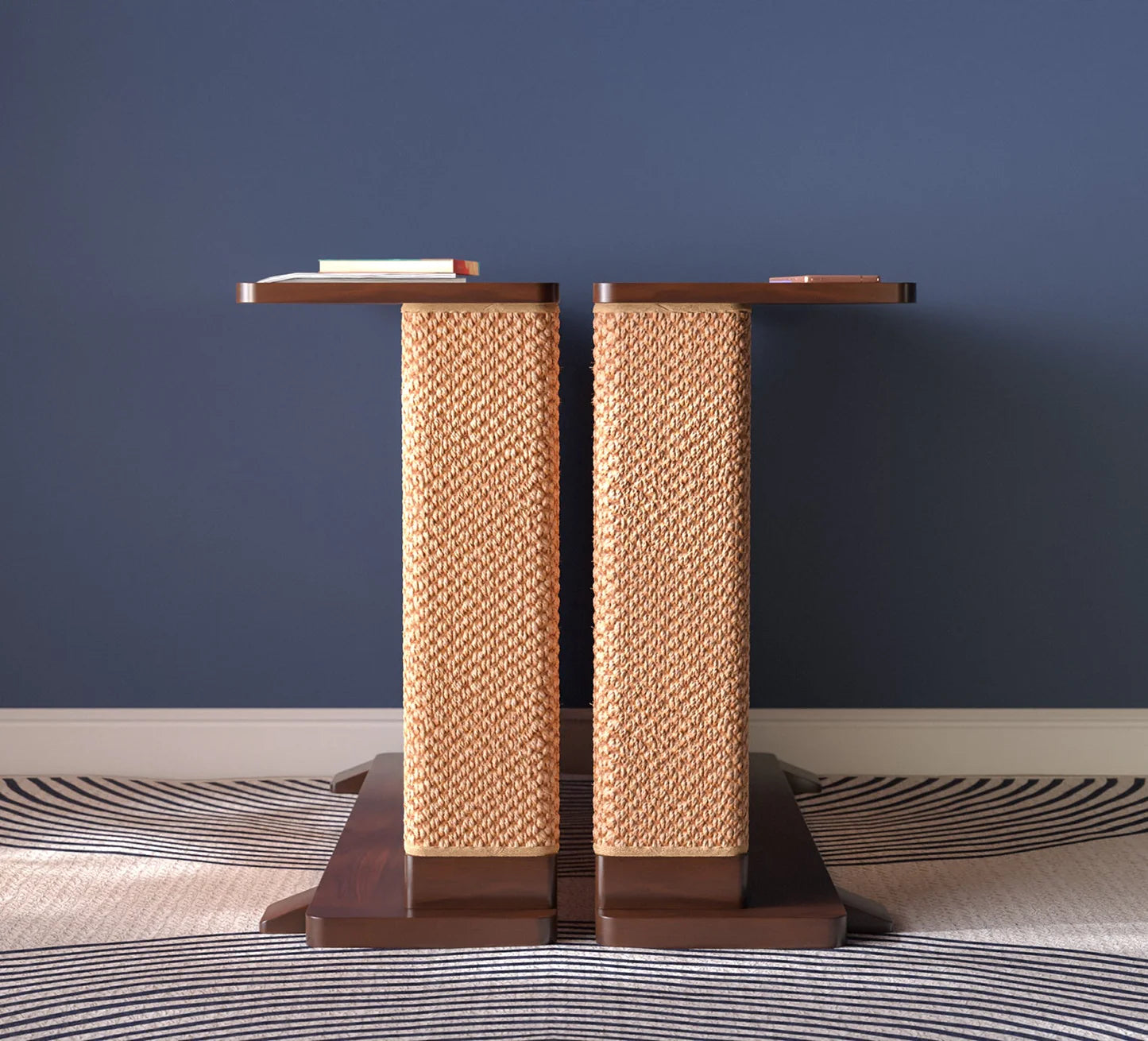 Smart Corner End Table – Sofa Saver, Cat Scratch Station & Stylish Decor