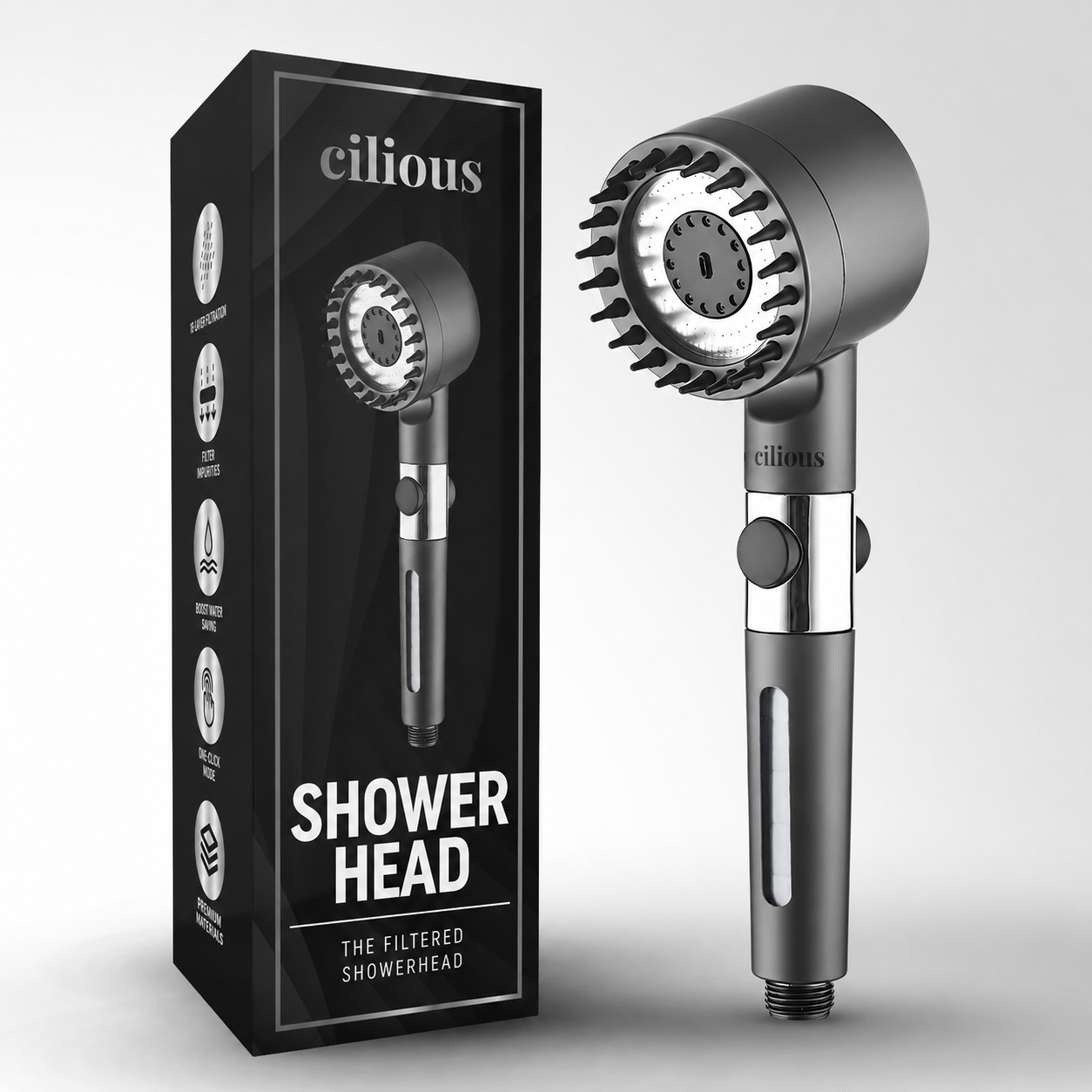 THE FILTERED SHOWERHEAD™