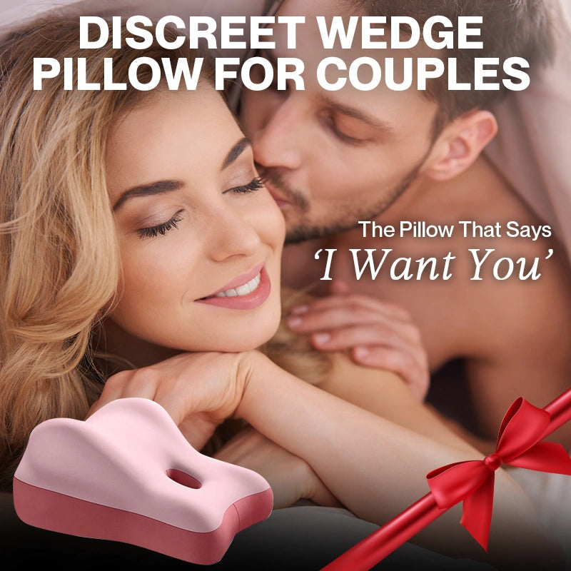 Couple Pillow, Discreet - Portable Wedge for Deeper Connection
