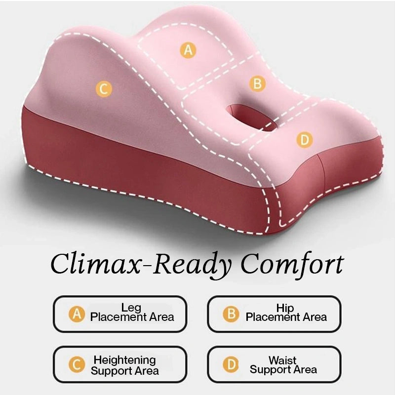 Couple Pillow, Discreet - Portable Wedge for Deeper Connection