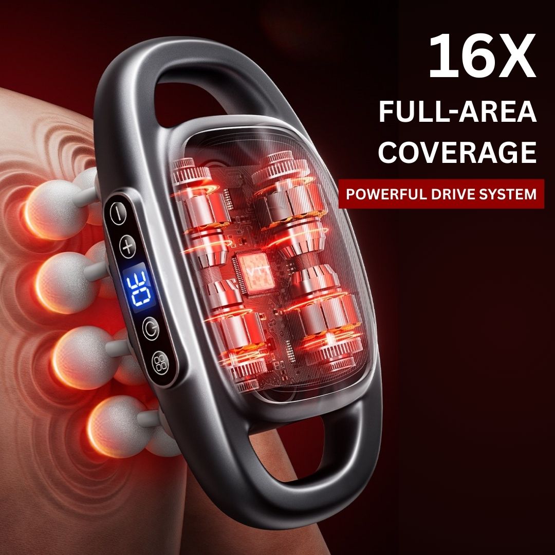 Cilious™ 16-Head Deep Tissue Massager for Couples