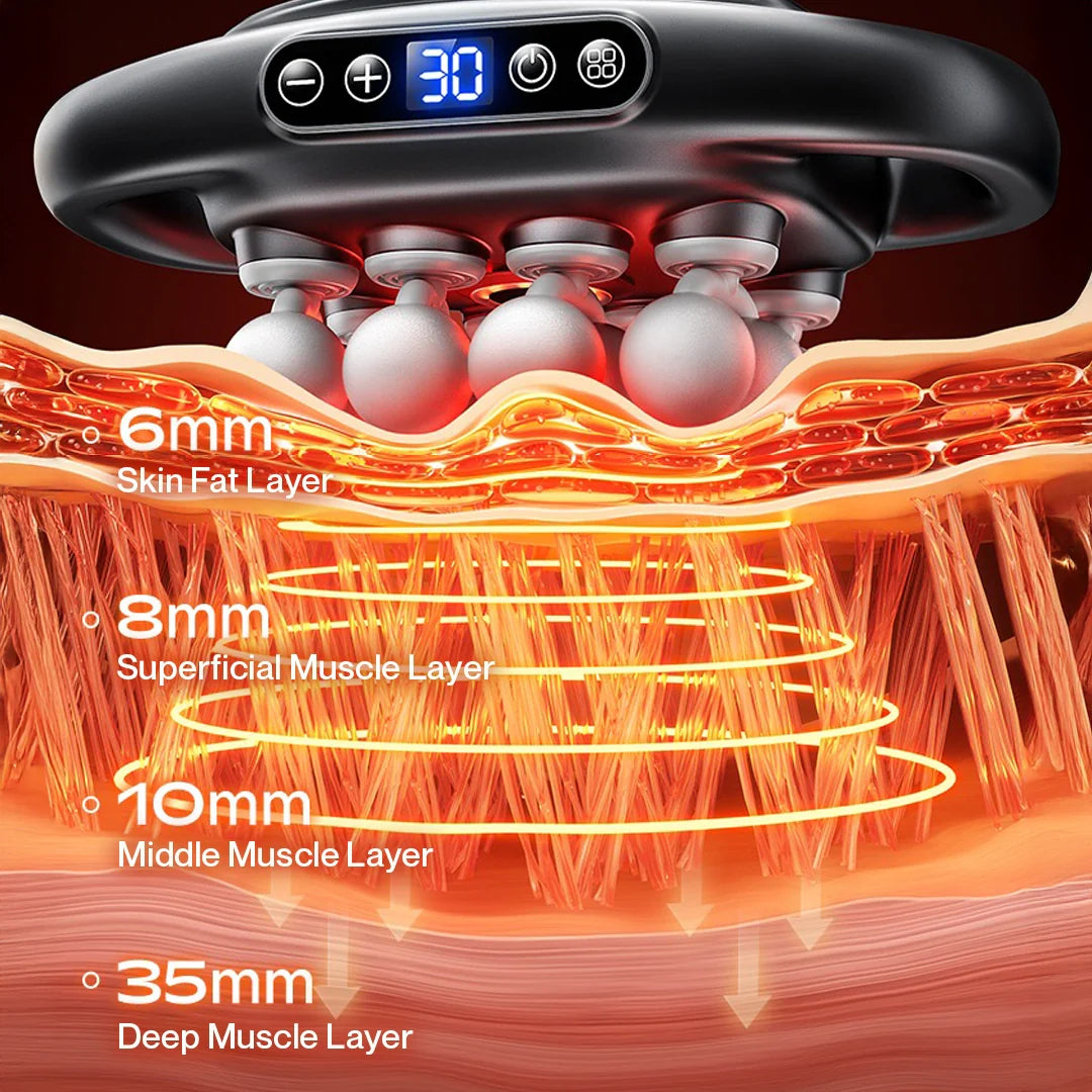 Cilious™ 16-Head Deep Tissue Massager for Couples